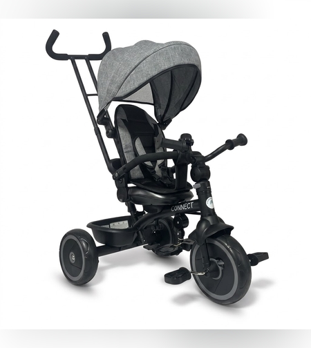 תלת אופן מסתובב 360° משולב Urban 3-in-1 - דגם CONNECT 66005 - אפור