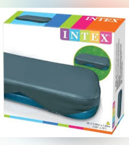 غطاء حمام سباحة مستطيل قابل للنفخ من إنتكس 58412، مقاس 305 × 183 سم