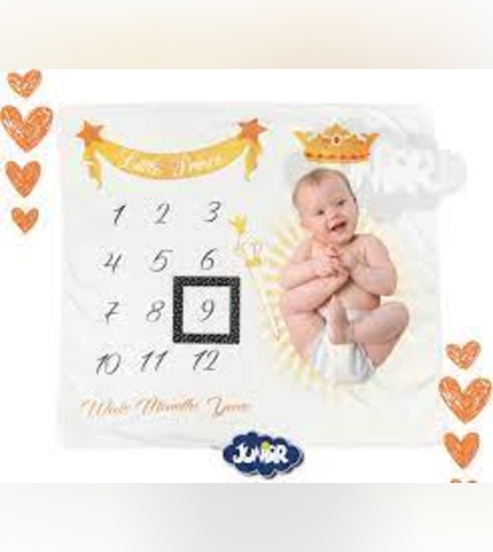 שמיכת צילום לתינוק - מלך