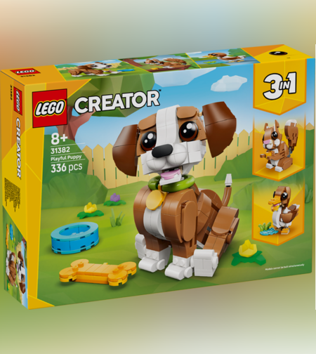 לגו Creator 3in1 – חיות חמודות: כלבלב שובב (31382) LEGO