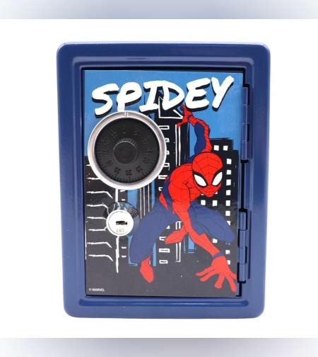 صندوق ودائع آمن برمز أو قفل بمفتاح - سبايدرمان - Copy 0