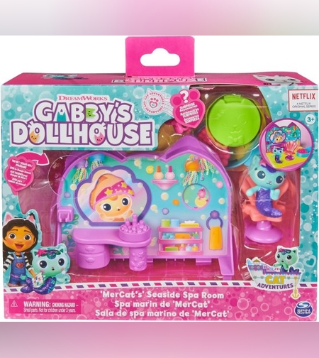 בית הבובות של גבי - חדר ספא דלוקס Gabby's Dollhouse -