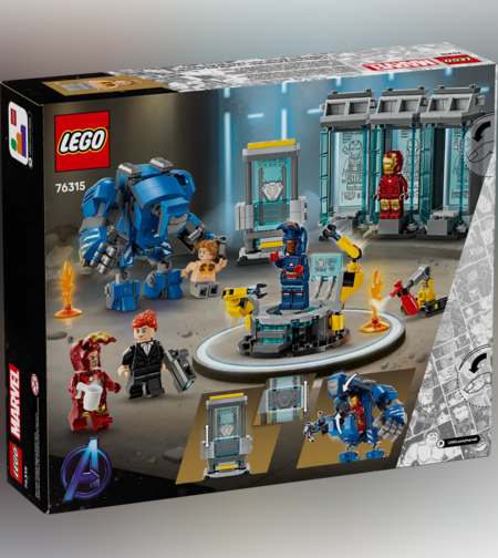 ليغو مارفل - مختبر الرجل الحديدي: قاعة الدروع (76315) Lego -