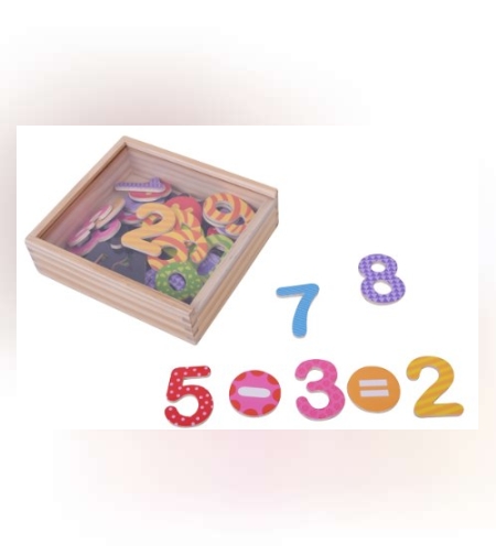 מגנטים בצורת מספרים ופעולות חשבון