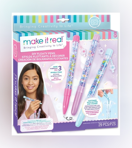 مجموعة من 3 أقلام عائمة، 29 قطعة Make It Real