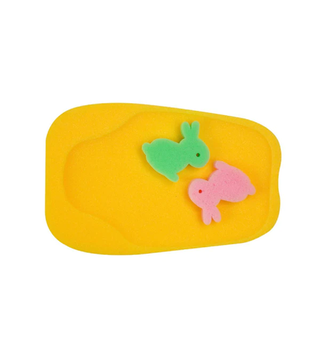 مقعد لاستحمام  - أزرق / أصفر / وردي