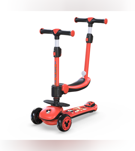 سكوتر ديزني ميكي مع مقعد ومقبض