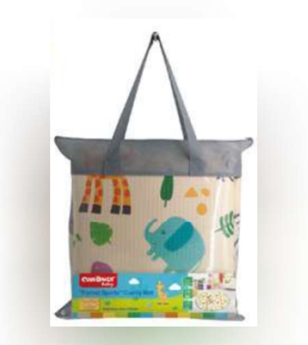 שטיח פעילות עגול, מתקפל עשוי EVA איכותי - חיות היער