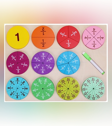 تعليم الرياضيات  - الكسور