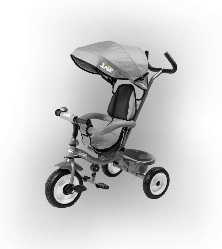 תלת אופן דילוקס - אפור