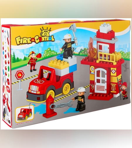 مجموعة مكعبات محطة إطفاء