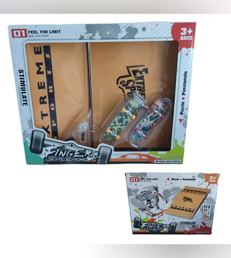 مجموعة لوح التزلج والمنحدر