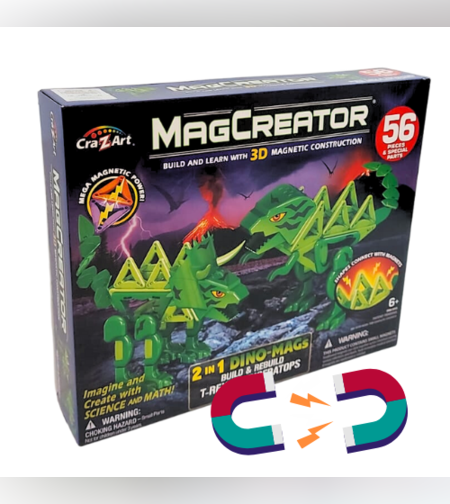 ليجو مغناطيسي- 56 قطعة -