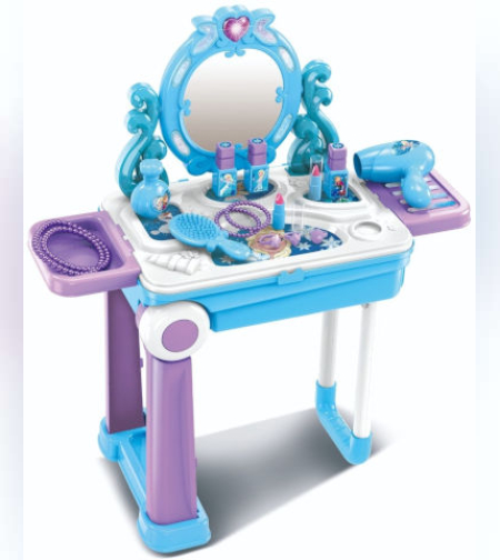 מזוודת טרולי נפתחת לערכת יופי Frozen