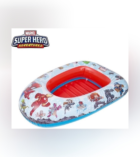 قارب مطاطي قابل للنفخ للبنات بتصميم أبطال مارفل الخارقين