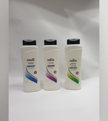 שמפו לשיער- נובו- NOVO - ללא פרבנים