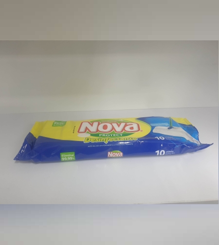 מגבונים גדולים לרצפה עם חיטוי 99%- NOVA