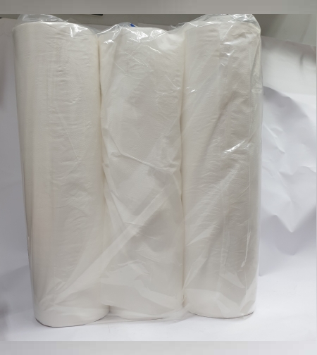 גליל סדין נייר לבן למיטת טיפולים - 3 יחידות