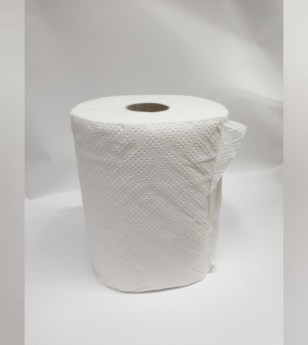 גליל נייר מגבת טישו לבן- ורד