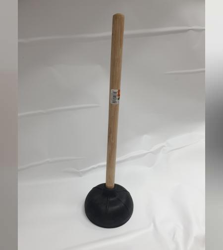 פומפה + ידית מקל מעץ