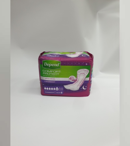 6 טיפות- DEPEND OVER-NIGHT- COMFORT PROTECT