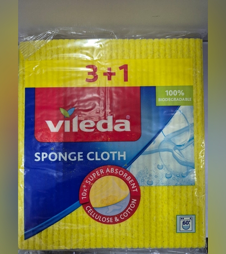 מטלית ספונג' וילדה- VILEDA - 3+1