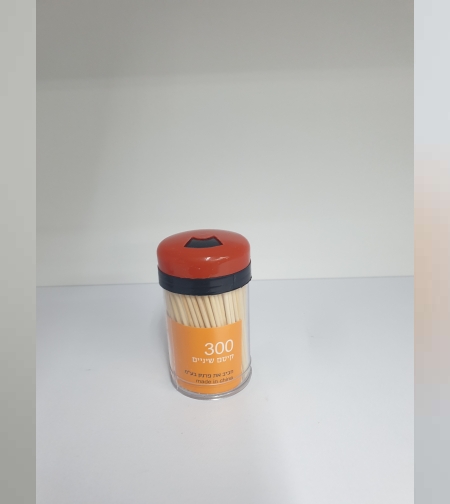 קיסמי שיניים מעץ- 300 יח'