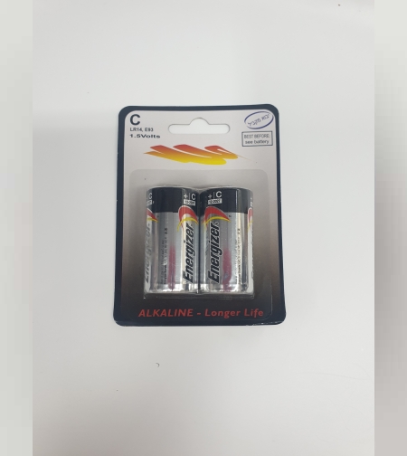 סוללות- C+ X 2 - אנרג'ייזר - ENEGIZER