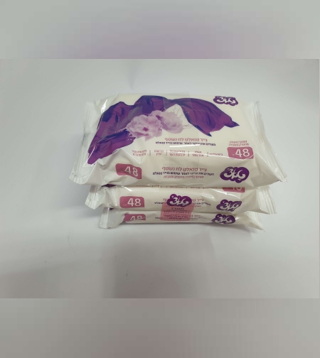 נייר טואלט לח ונשטף באסלה- לשירותים - מארז 3 יח