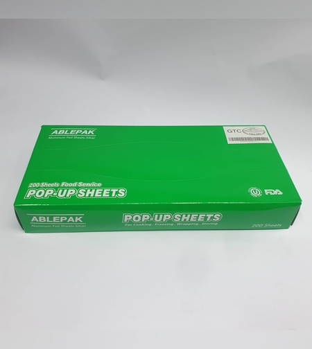 200 חתיכות נייר כסף למזון