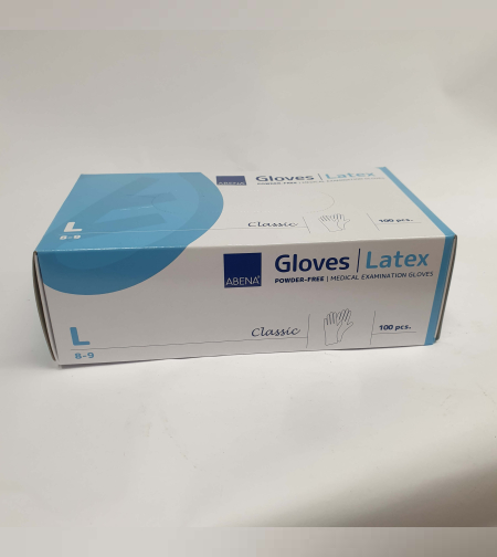 כפפות לטקס - ללא אבקה - 100 יח