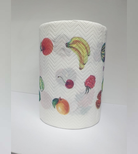 גליל נייר מגבת למטבח - תלת שכבתי