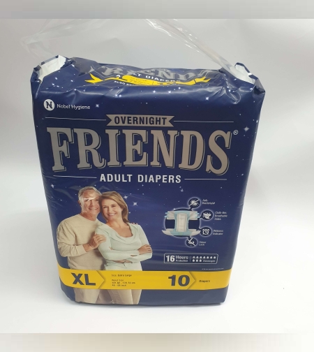 חיתולים FRIENDS - ספיגת לילה- 10 טיפות