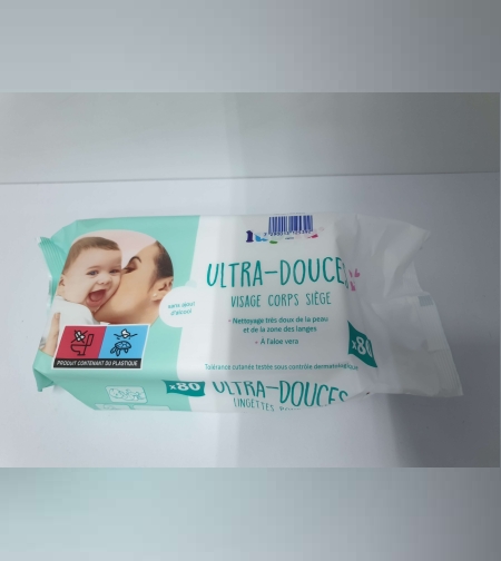 מגבונים לחים לתינוק בבישום עדין - 80 יח