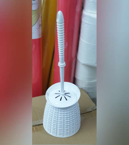 מברשת אסלה לבנה+ מכסה