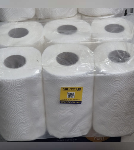 6 גלילי נייר מטבח רשת מור-1.6 ק