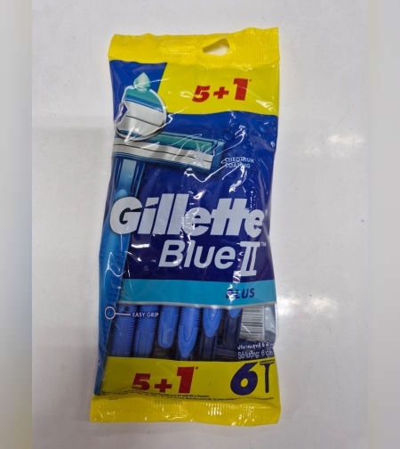 5+1 סכין גילוח ג'לט בלו 2
