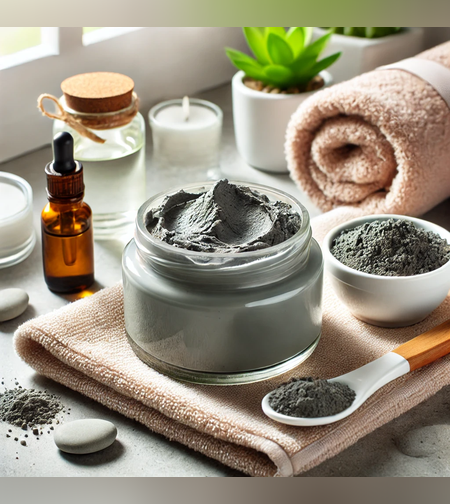 מסיכת חימר טבעי לעור פנים שומני