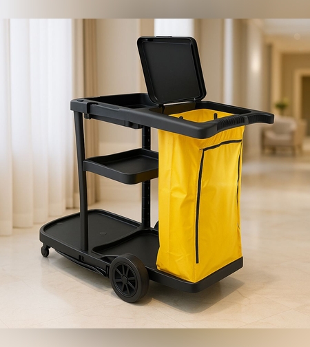 עגלת ניקיון מקצועית – דגם 9010