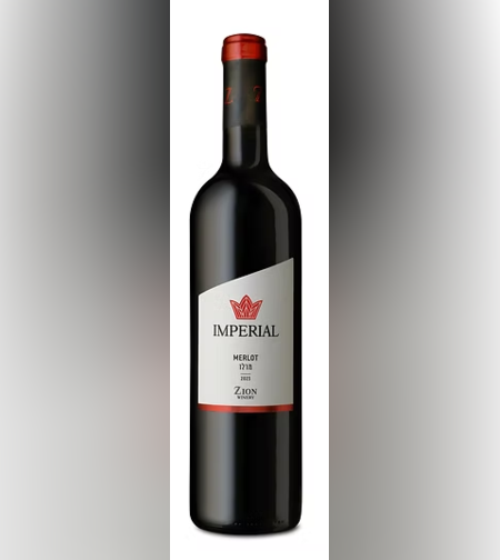 יין מרלו יקב ציון 750 מ