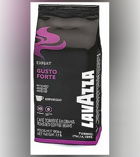 פולי קפה Lavazza coffee beans gusto forte 1kg חוזק 10