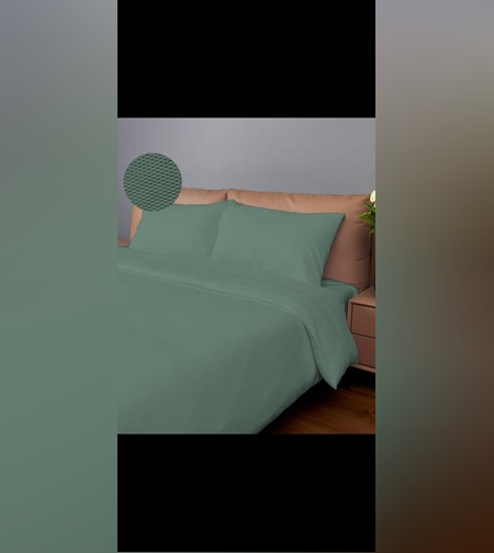 סט זוגי וואפל צבע ירוק