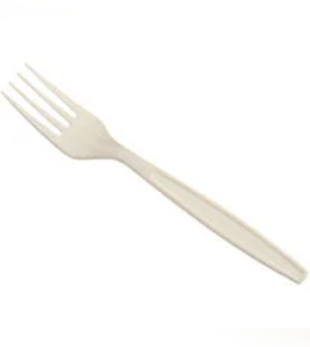 מארז מזלגות בצבע קרם 100 יחידות