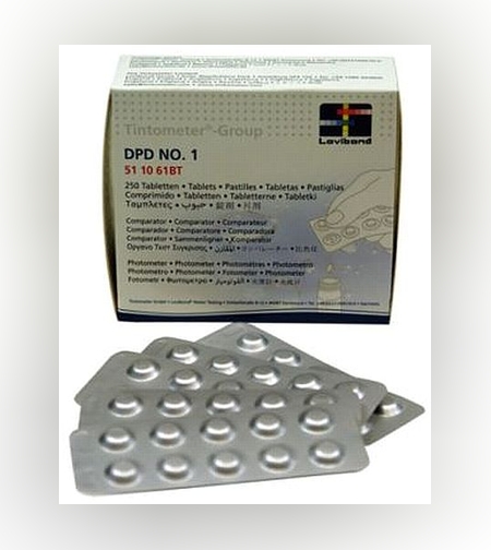 10 כדורי DPD No. 1 Rapid למדידת כלור ידני