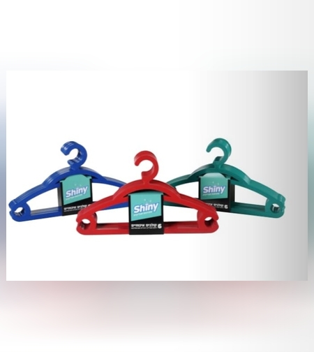 קולבים פלסטיק שישיה