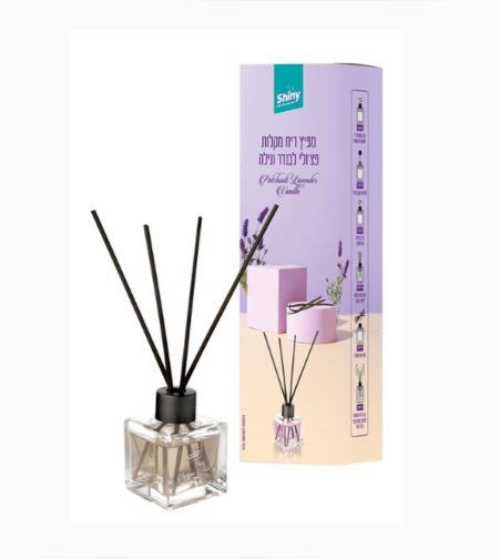 מקלות מפיצי ריח פצ'ולי לבנדר ווניל שייני