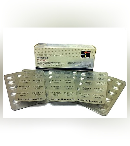 10 כדורי Phenol Red Rapid למדידת pH בדיקה דיגיטלית