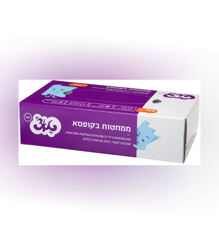 ממחטות טאצ’ 100 יחידות בקופסא