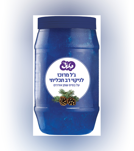 ג'ל אורנים מרוכז לניקוי רב תכליתי 1 ליטר טאצ'