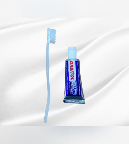 10-ערכות דנטליות מברשת שיניים + משחה בקרטונית